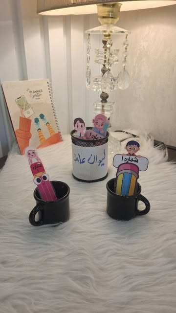لیوان عدالت لمینتی( طرح مداد پسرانه و دخترانه)