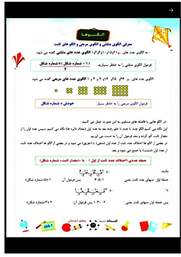 کتاب تابستانه «تاکستانه» کلاس پنجم(ورودی ششم) 104 صفحه ای