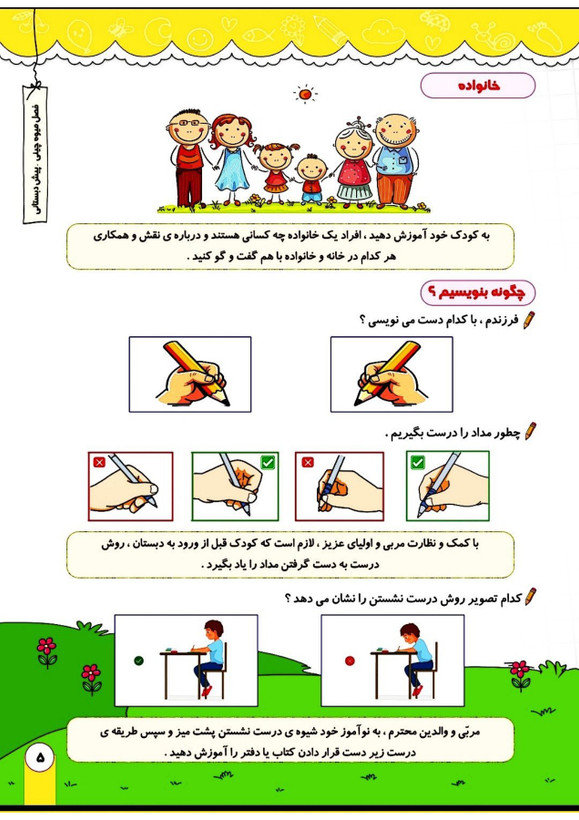 کتاب تابستانه «فصل میوه چینی» پیش دبستانی