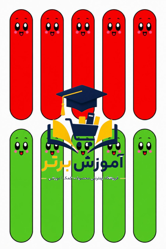 ابزار لمینتی چوب خط های شمارشی رنگی